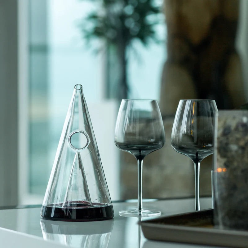 Hotel Collection Pyramid Wine Decanter